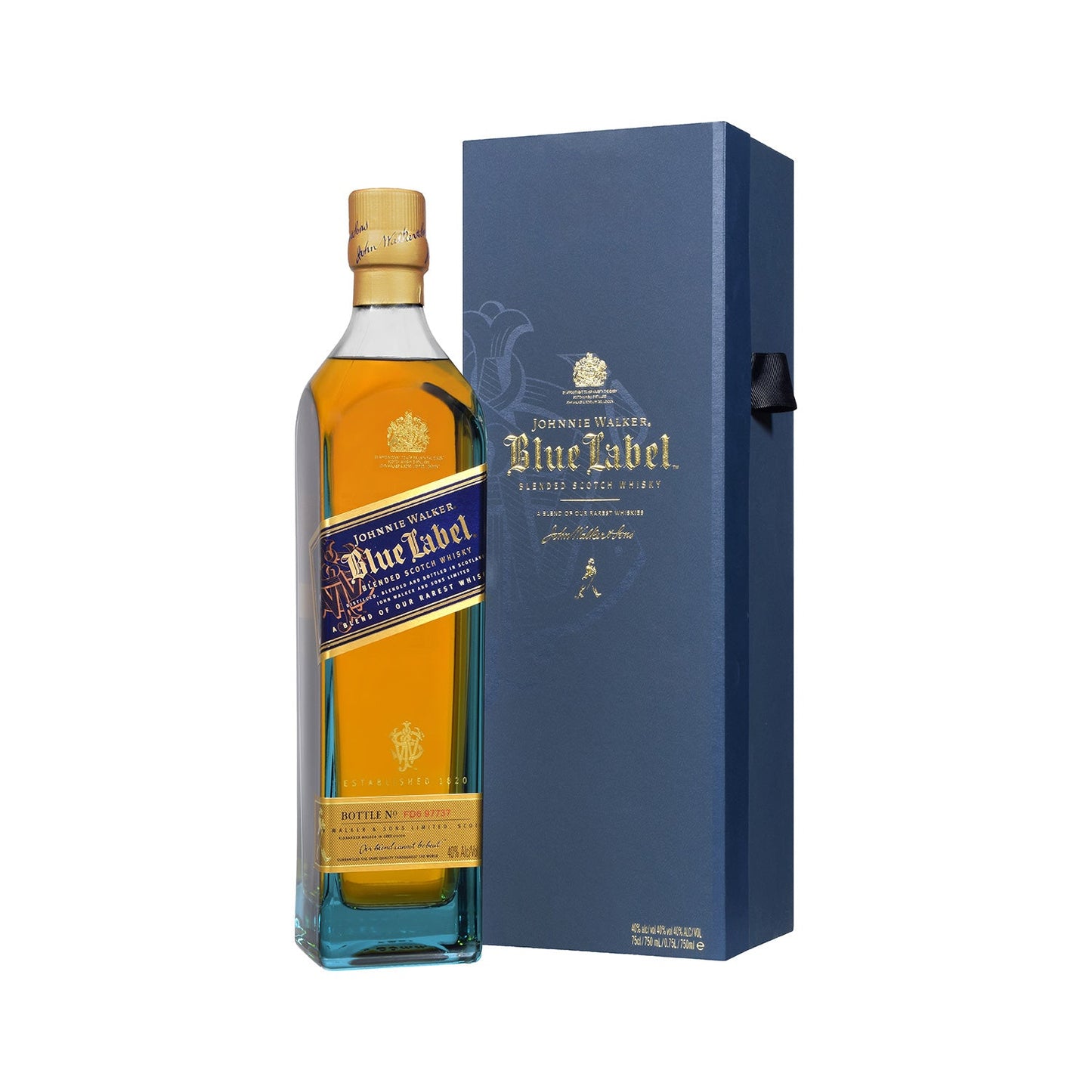 Johnnie Walker Blue Label with Gift Box. 1 L