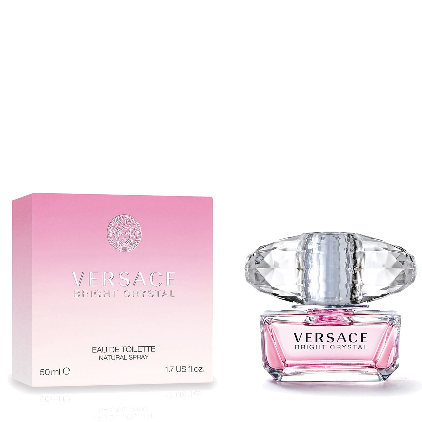 Versace Bright Crystal Eau de Toilette. 1.7Oz/50Ml