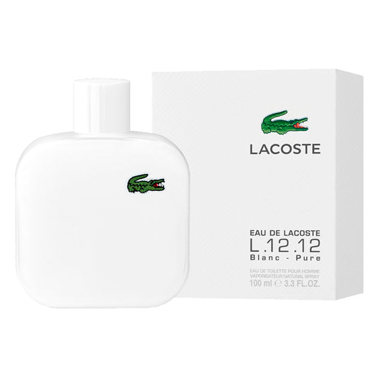 Lacoste L.12.12 Blanc Eau de Toilette. 3.4Oz/100Ml