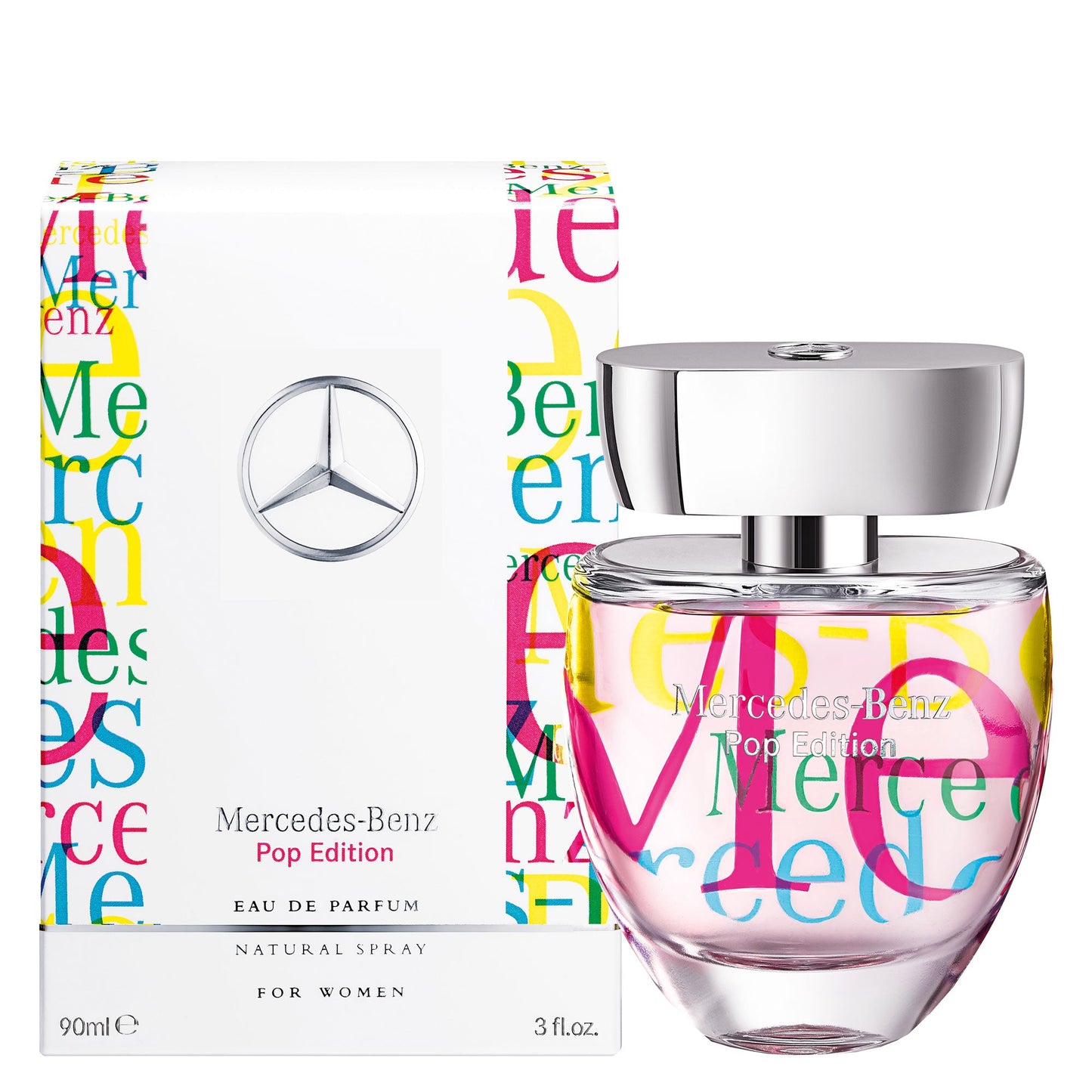 Mercedes-Benz For Women Pop Edition Eau de Parfum. 3fl.Oz/90ml